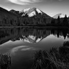 Warner Lake in Black and White.
